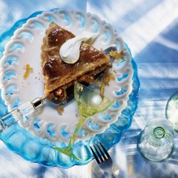 Almond and Marmelade Torte with Lattice Crust recipe