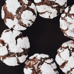Chocolate Hazelnut Crinkle Cookies recipe