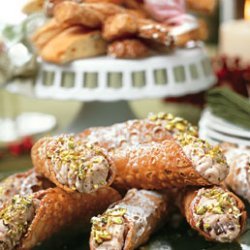 Dried Cherry and Ginger Cannoli recipe
