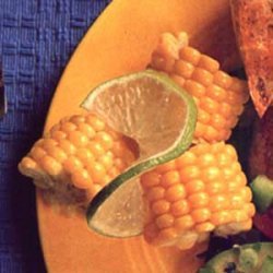 Corn Wheels with Lime Butter recipe