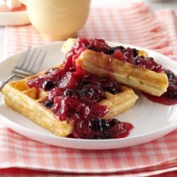 Blueberry/Rhubarb Breakfast Sauce recipe