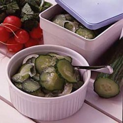 Frozen Cucumber Salad recipe