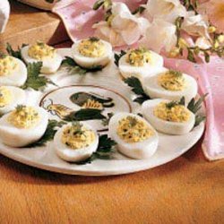 Dilly Deviled Eggs recipe