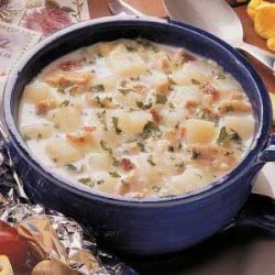 Clam Chowder for One recipe