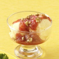 Rhubarb Sundaes recipe