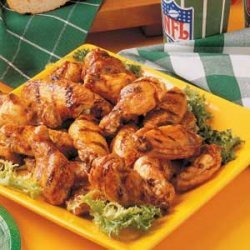 Barbecued Hot Wings recipe