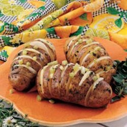 Grilled Potato Fans recipe