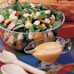 Cauliflower Spinach Salad recipe