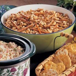 Slow Cooker Party Mix recipe