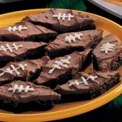 Football Brownies recipe