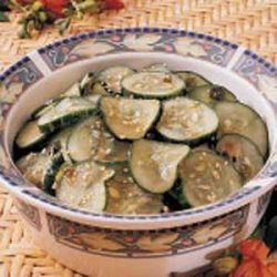 Fresh Sesame Cucumber Salad recipe