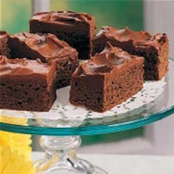 Frosted Fudge Brownies recipe