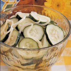 Refrigerator Cucumber Slices recipe