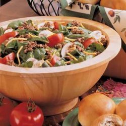 Hearty Spinach Salad recipe