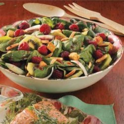 Spinach Raspberry Salad recipe
