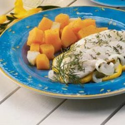 Gingered Squash and Pears recipe
