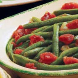 Seasoned Beans and Tomatoes recipe
