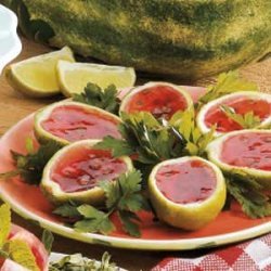 Watermelon Gelatin Cups recipe