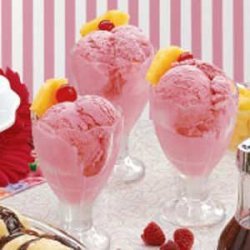 Pineapple Cherry Ice Cream recipe