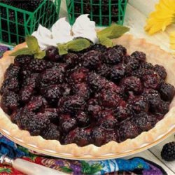 Glazed Blackberry Pie recipe