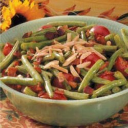 Beans with Cherry Tomatoes recipe