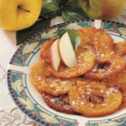 Maple Apple Rings recipe
