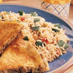 Salsa Rice with Zucchini recipe