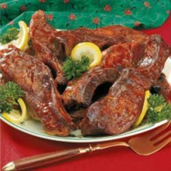Mom's Oven-Barbecued Ribs recipe
