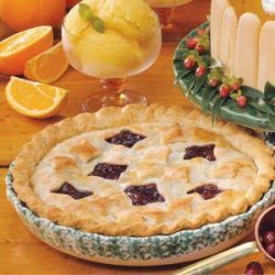 Flakey Cranberry Raisin Pie recipe