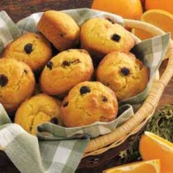 Orange Raisin Muffins recipe