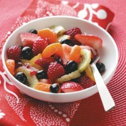 Fruit Salad with Raspberry Vinaigrette recipe