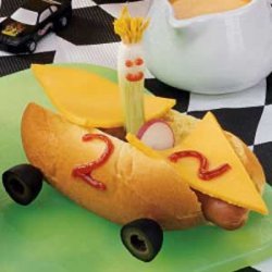 Hot Dog Race Cars recipe