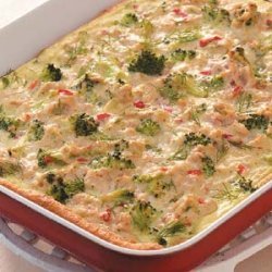 Broccoli Tuna Squares recipe