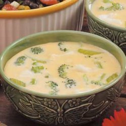 Cheesy Floret Soup recipe