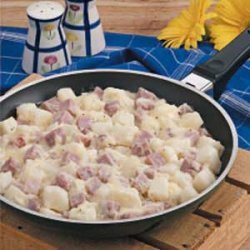 Potato Ham Skillet recipe