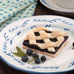 Blueberry Lattice Bars recipe