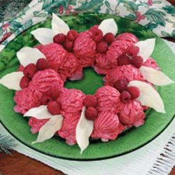 Raspberry Sherbet Wreath recipe