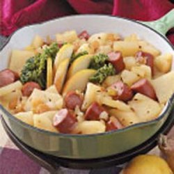 Tangy Franks and Pears recipe
