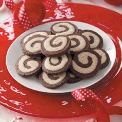 Chocolate Peppermint Pinwheels recipe