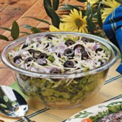 Zucchini Lettuce Salad recipe