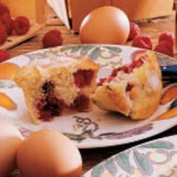 Easy Raspberry Muffins recipe
