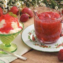 Strawberry Rhubarb Sauce recipe