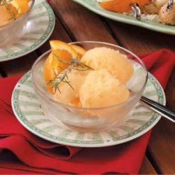 Orange Rosemary Sorbet recipe