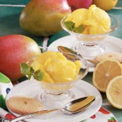 Mango Lemon Sorbet recipe