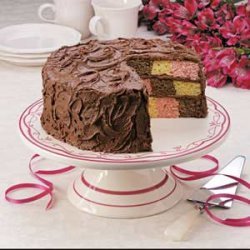 Checkerboard Birthday Cake recipe