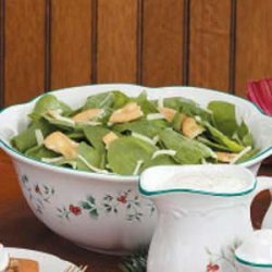 Speedy Spinach Salad recipe