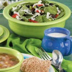 Ranch Spinach Salad recipe