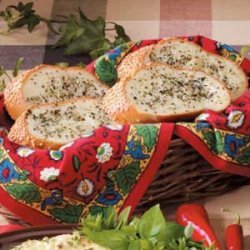 Basil-Buttered French Bread recipe