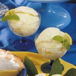 Frozen Lemon Yogurt recipe