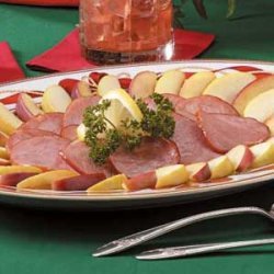 Canadian Bacon With Apples recipe